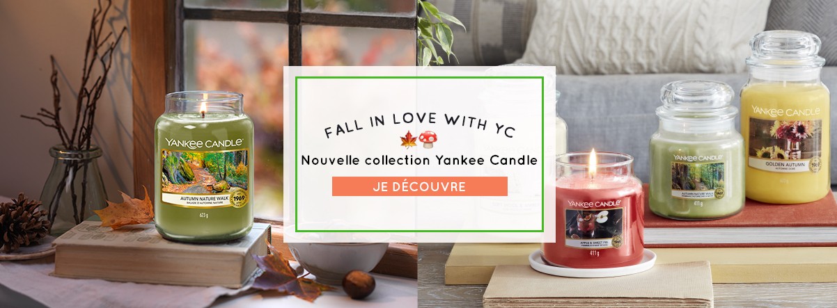 Nouvelle collection automne Yankee Candle Fall in Love with YC